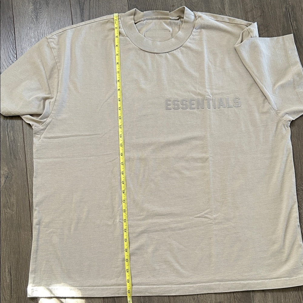 Fear of God Essentials Light Tan Short Sleeve Tee XL